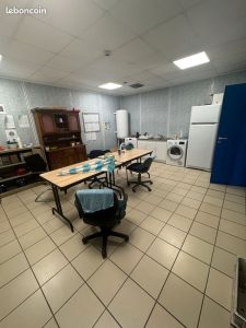 Kitchenette et espace pause des bureaux de Tergnier